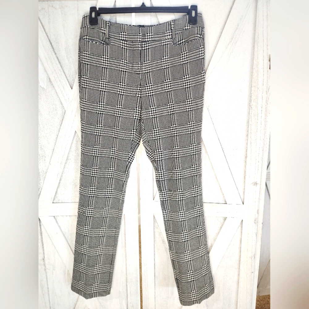 NY&C black and white full length pants